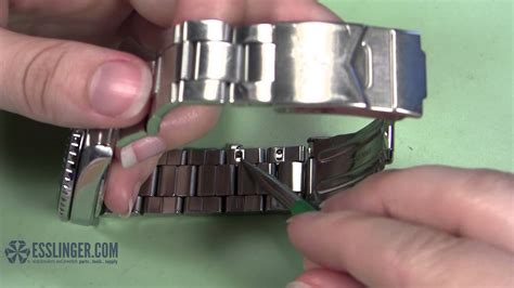 breitling watch strap link removal